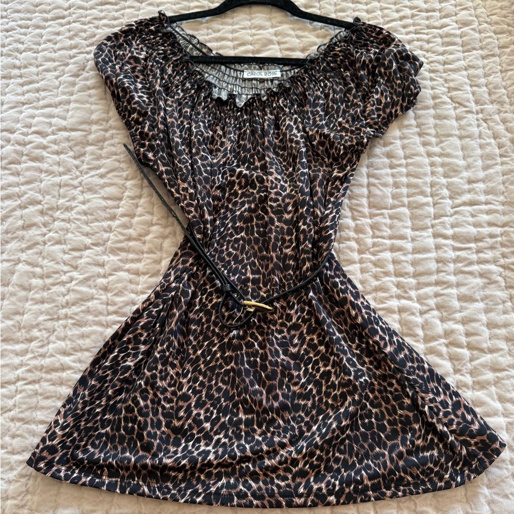 Carol Rose Animal Print Blouse - Picture 4 of 10